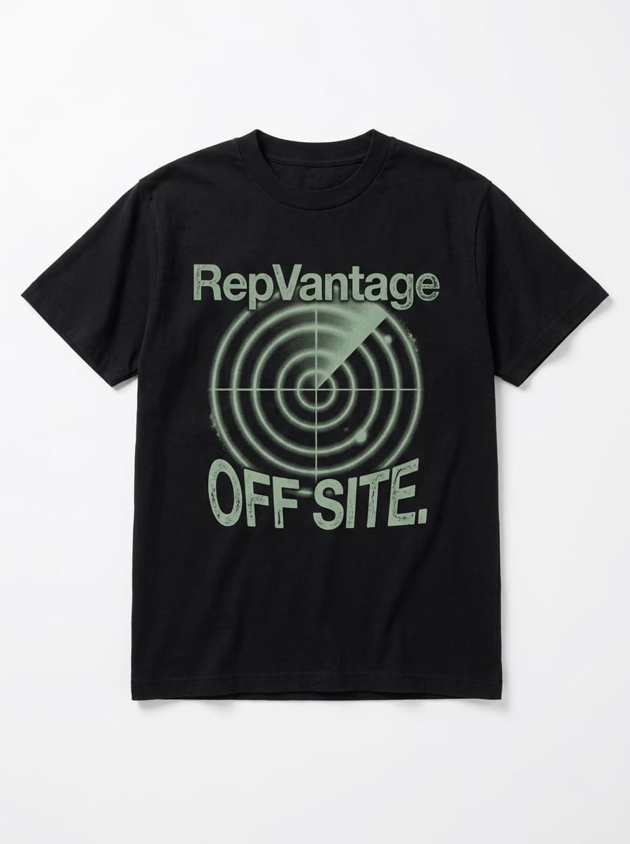 Premium Heavyweight Tee — “OFF SITE” front graphic