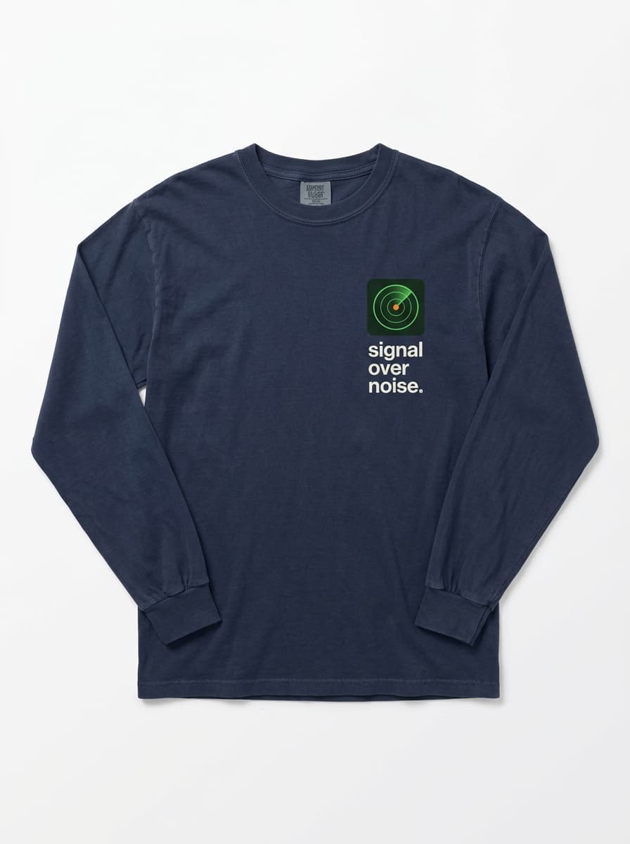 RepVantage long sleeve — signal over noise