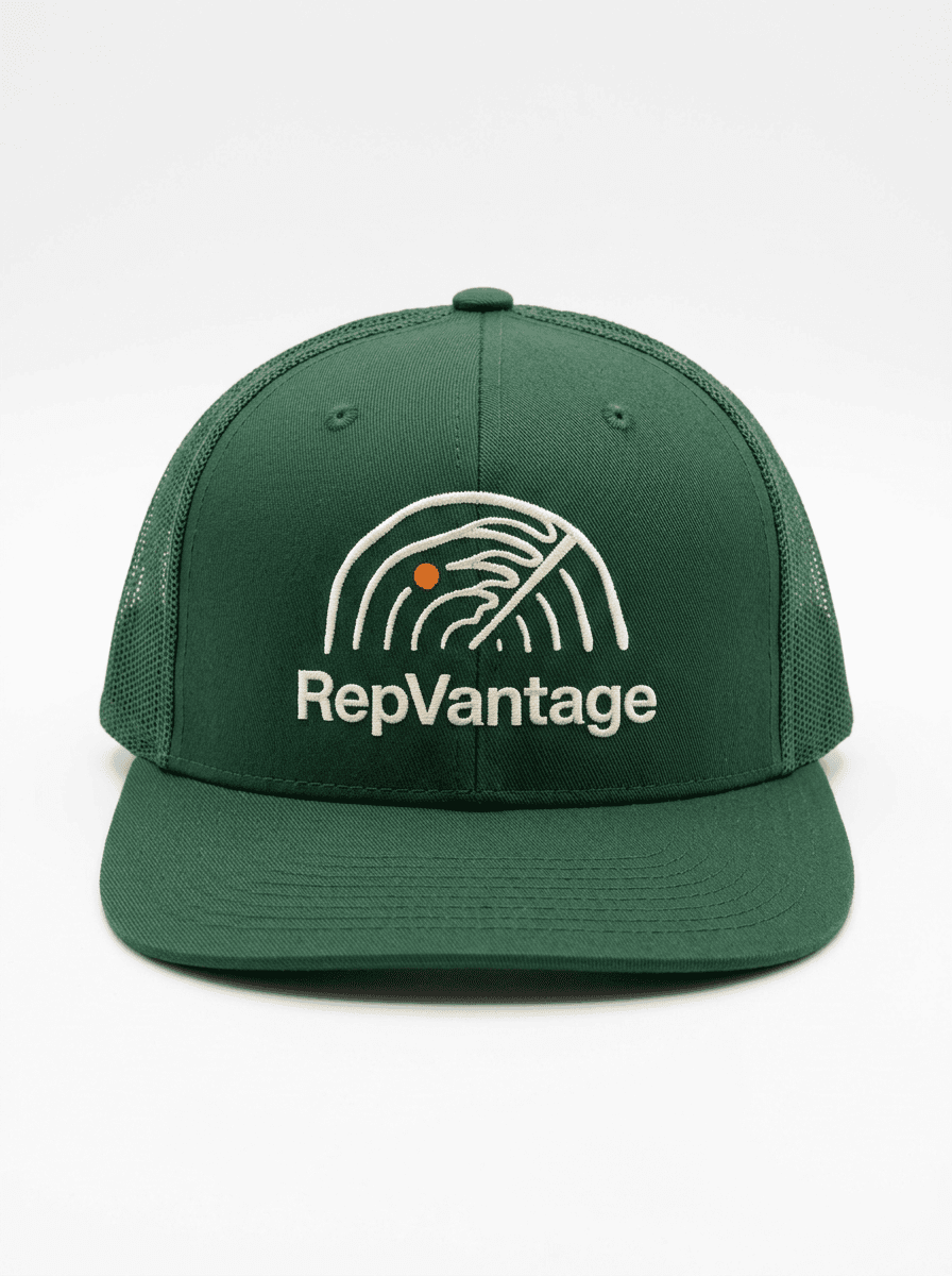 Structured 6-Panel Cap — Radar embroidery