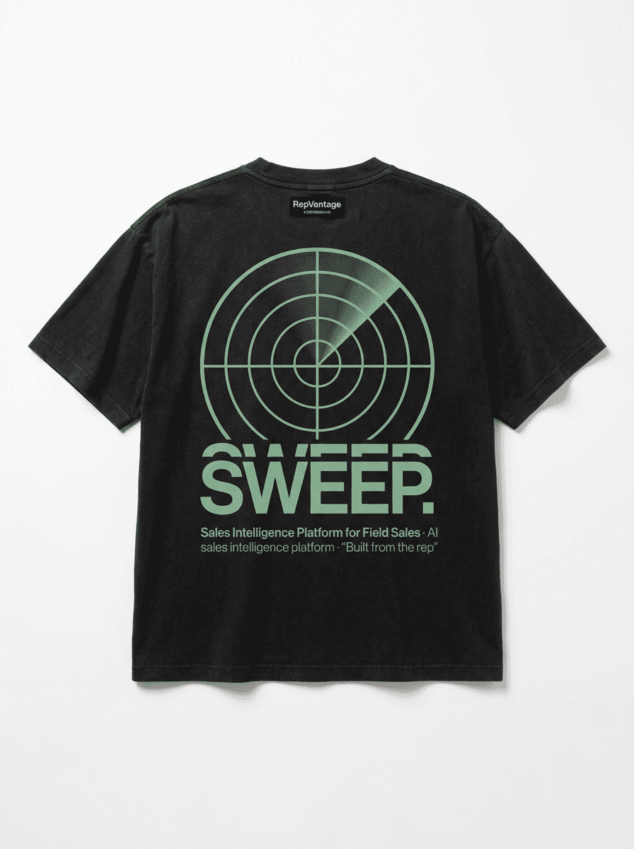 Bella+Canvas Staple Tee — “SWEEP.” radar back