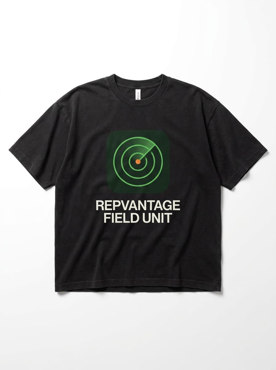 Premium Heavyweight Tee — “FIELD UNIT” center